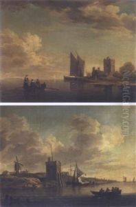 View Of Blankenburg Castle Off The Coast Of Flanders (+ Another, Similar; 2 Works)