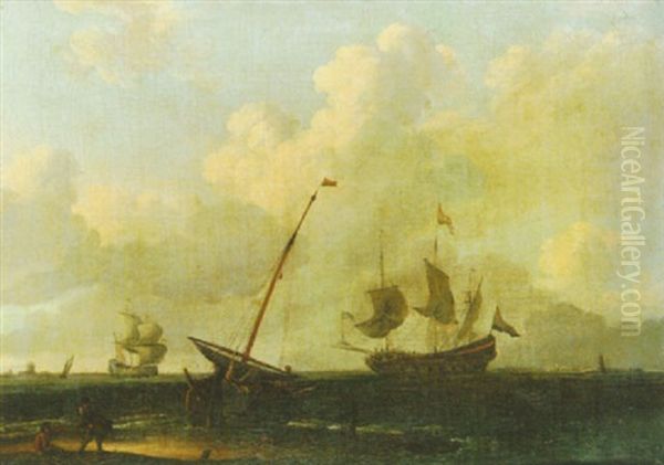 A Dutch Coastal Scene (zeider Zee?) - view 1