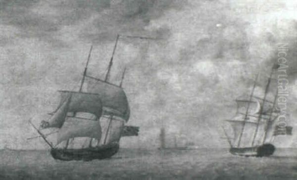 British Frigates In The North Sea - view 1