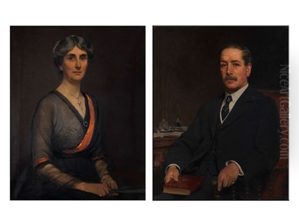 Damenportrait Und Herrenportrait (2 Works) - view 1