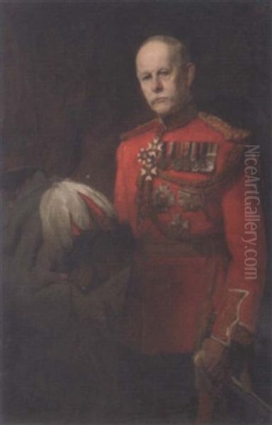 Portrait Of A Field Marshal In Full Military Uniform - view 1