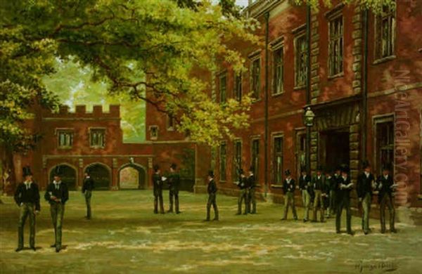 School Yard,  Eton College - view 1