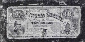Ten Dollar Bill, Trompe L'oeil