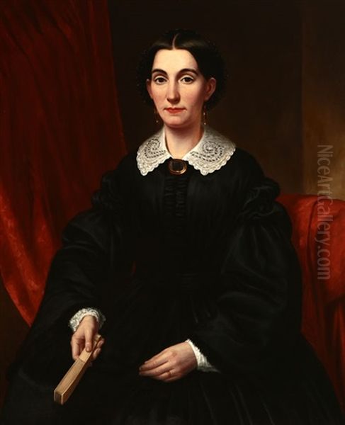 Portrait Of A Woman, Probably A Gold Rush Widow - view 1