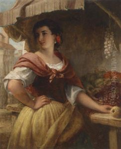 Die Obstverkauferin by Thomas Brooks