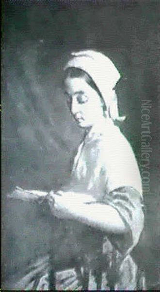 Young Lady Reading - view 1