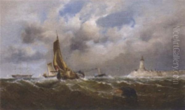 Running Into Harbour Ahead Of The Squall - view 1