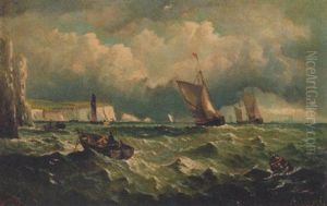A Fresh Breeze Off The Needles by William (of Ramsgate) Broome