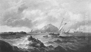 Shipping Off The Coast by William (of Ramsgate) Broome