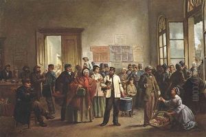 The Train Station Waiting Room by Jan Jacob Broos