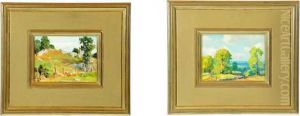 Two Landscapes by Charles Curtis Allen