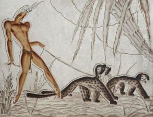 Josephine Baker (?) Tiree Par Des Lynx