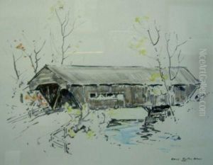 Covered Bridge by Charles Curtis Allen