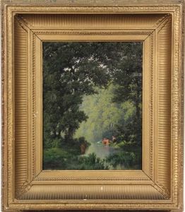 Women Bathing In The Woods Women Bathing In The Woods