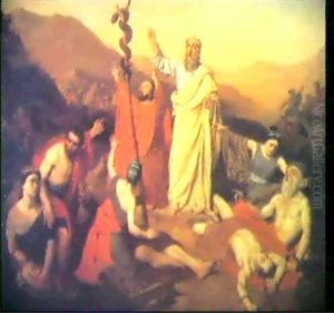 Moise Et Le Serpent D'airain