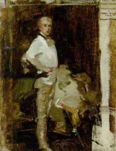 Sir George Alexander As Rudolf Rassendyll In The Prisoner Of Zenda by Robert Brough
