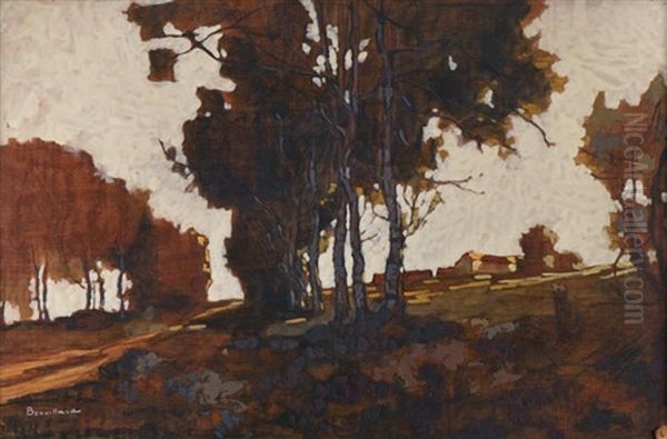 Paysage Aux Grands Arbres - view 1