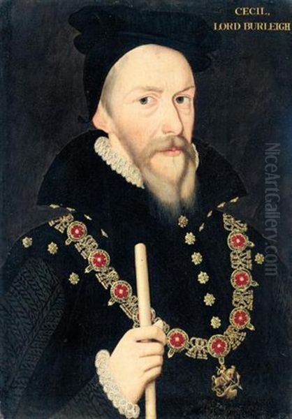 Portrait Of William Cecil, Lord Burghley - view 1