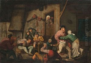 Kocsmai Jelenet by Adriaen Brouwer
