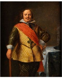 Portrait Eines Edelmannes by Adriaen Brouwer