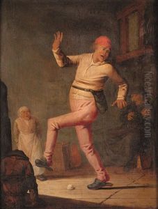 Contadino Che Danza by Adriaen Brouwer