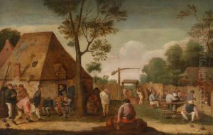 Landliche Vergnugungen Im Freien by Adriaen Brouwer