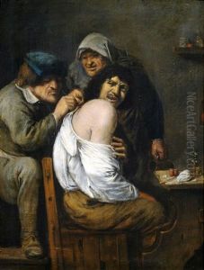 Die Operation Am Rucken by Adriaen Brouwer