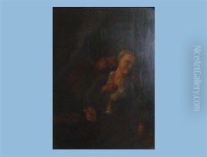 Der Liebeslohn by Adriaen Brouwer