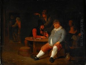 Kroginterior by Adriaen Brouwer