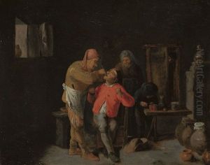 Beim Zahnzieher by Adriaen Brouwer