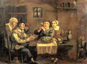 Interno Di Osteria by Adriaen Brouwer