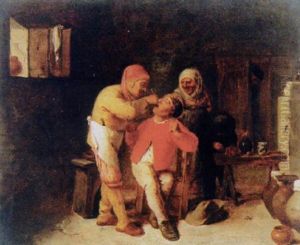 Beim Quacksalber by Adriaen Brouwer