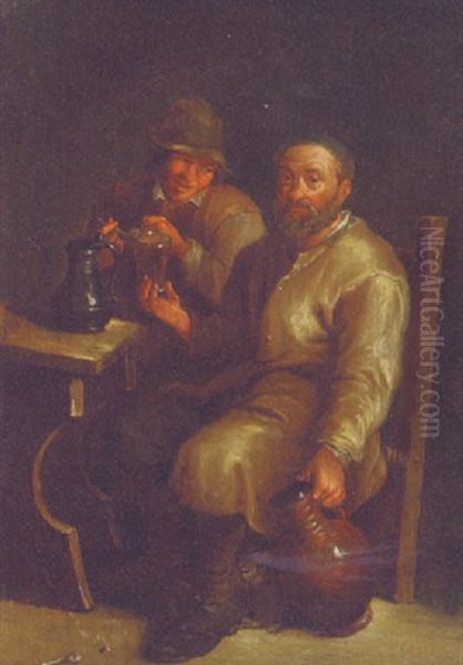 Boors In A Tavern - view 1