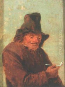 Study Of A Peasant Smoking