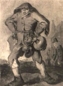 A Peasant Carrying Water