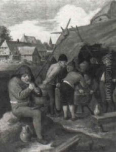 The Hungry Peasants by Adriaen Brouwer