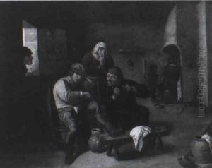 Das Zahneziehen by Adriaen Brouwer