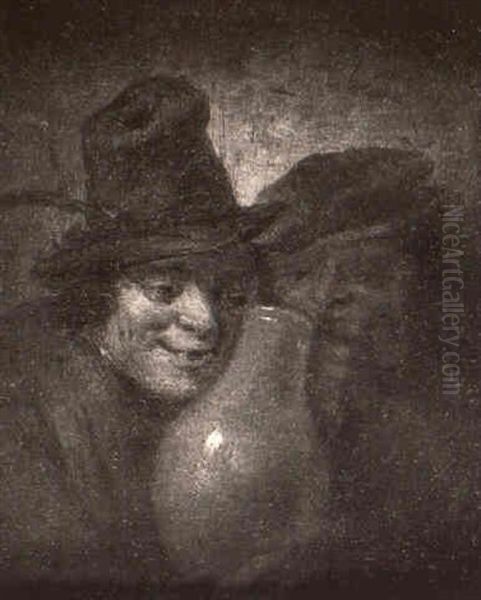 Two Men And A Jug - view 1