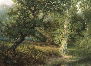Near The River In A Forest (1870)