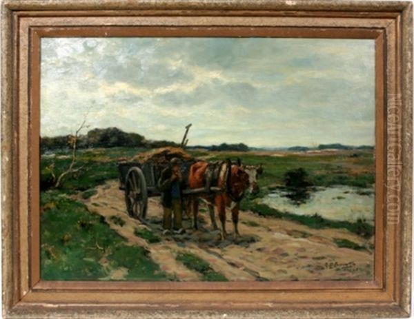 Ox Pulling Cart - view 1