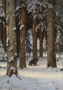 Winter Forest by Jakov Ivanovich Brovar