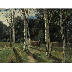 Through The Birch Trees by Jakov Ivanovich Brovar