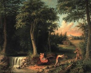The Attack On Watkins Glen by Albertus (Del Orient) Browere