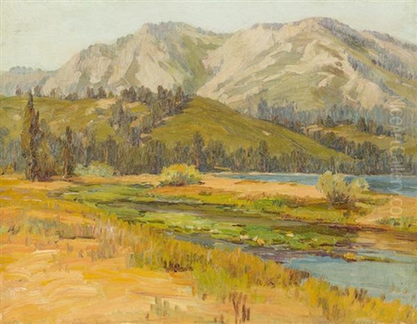 River Through A Mountain Landscape - view 1