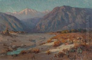 Old Baldy And San Gabriel Wash. From Near Azuza