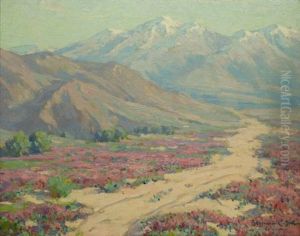 Wild Verbenas, Colorado Desert Near Palm Springs by Benjamin Chambers Brown