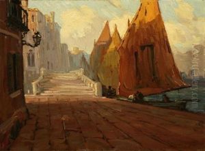 Venice, City View With Sails Venice, City View With Sails