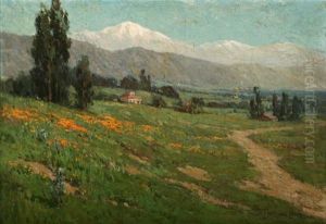 Mt. Baldy From South Pasadena by Benjamin Chambers Brown