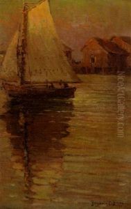 Sunset, San Pedro Bay by Benjamin Chambers Brown
