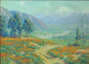 Valley Mountain Landscape by Benjamin Chambers Brown